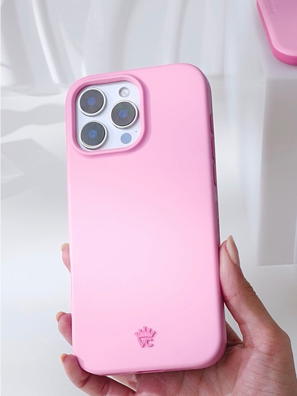 Velvet Caviar Pink Silicone iPhone Case - iPhone 17 Pro - New in box